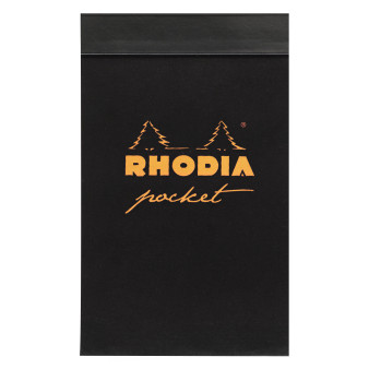 Rhodia Pocket Pad - Black - Squared